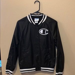 Black Champion bomber jacket